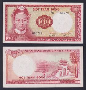 South Vietnam Banknote 100 Dong 1966 - P19b unc