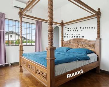 Master Room + Private bath & Balcony