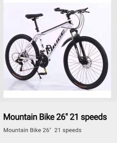 New Mountain Bike 26" with 21 Speeds
