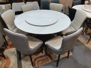 Ceramic Dining Set 1+6 Chair