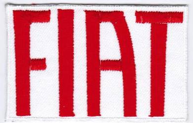 Fiat Text logo #1 Motor Company Car Racing Patch