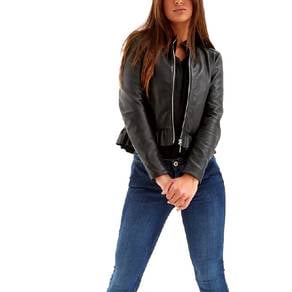 Sacoor Brothers Genuine Leather Jacket