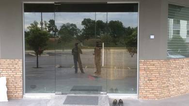 PASANG DINDING KACA ANDA l glass wall install 12mm