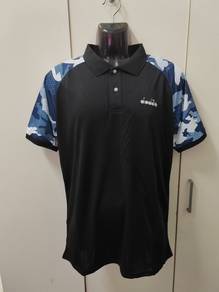 ITEM PRELOVED_Polo Tee DIADORA size L Black Color