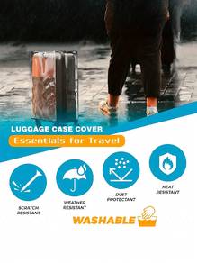 transparent PVC luggage beg