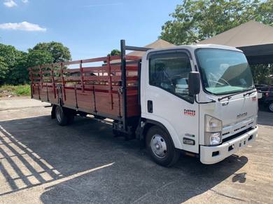 ISUZU NPR 85 Wooden 21 Kaki Body Kayu ( Rebuild )