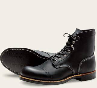 Work Boot Red Wing Men 6In Iron Ranger Black 8114
