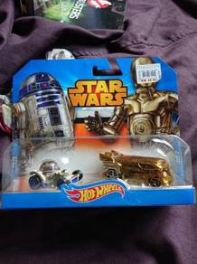 Hotwheels Star Wars R2D2 C3PO golden not Tomica