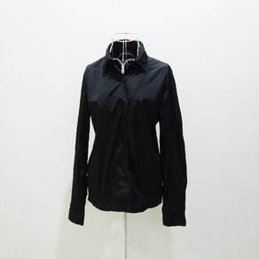 Prada Black Nylon Windbreaker/Top