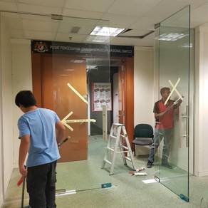 Supply Install Glass Door + 12mm + Clear +