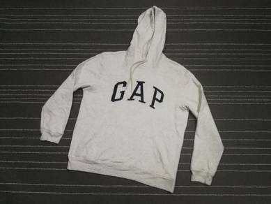 Gap oatmeal hooded saiz l