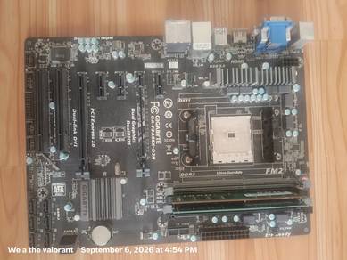 mobo Amd fm + ram 4gb ddr3