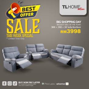 3RR+2RR+1 Recliner Sofa