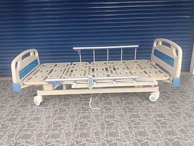 Electric manual hospital bed ultra-low 15.5 inch