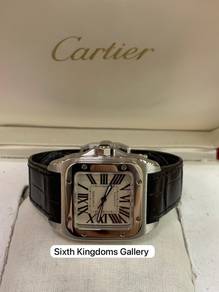 Cartier Santos 100 M Size Auto 33mm x 44mm 2878