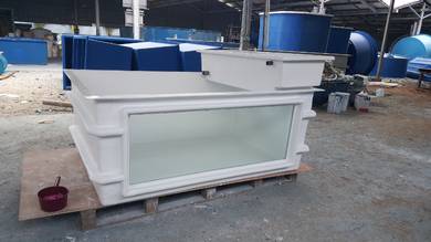 Fiberglass Fish Tank / Top Filter  :