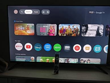 TV sharp Geogle tv 43 inci baru pakai 2 hari
