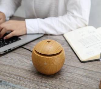 120ml Wood Humidifier Ultrasonic Aroma Diffuser