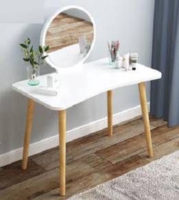 White Cosmetic dressing table desk make up meja 1