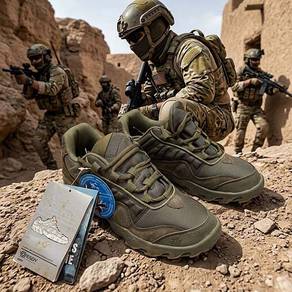 ESDY All Terrain Tactical Boots Size 44/uk10 Green