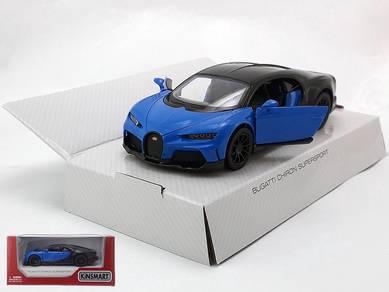 Bugatti Chiron Supersport Diecast Model Car - blue