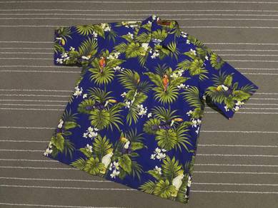 FULL print monstera with parot hawaii 2XL