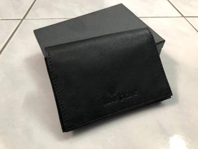 Trevis Lorenz Leather Name Card Holder with box