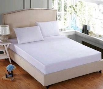 Bed sheet hotel cotton white