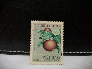 1964 Vietnam Stamp Mangosteen Fruit
