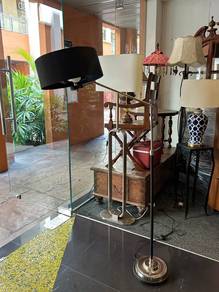 RETRO style floor lamp with chrome & Marble base