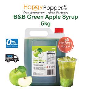B&B Concentrated Fruit Syrup Green Apple 5kg