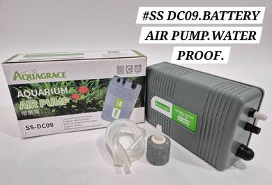 SS-DC09 Battery Air Pump Pam Udara Bateri Pancing