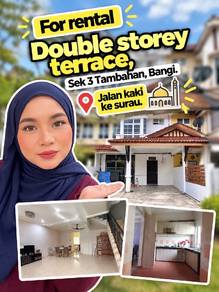 2-storey Terraced House For Rent in Bangi,SGR