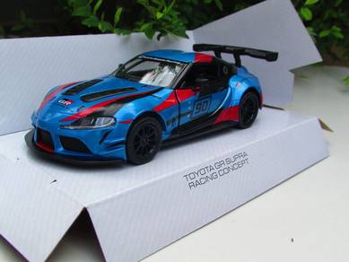Kinsmart Diecast Car Toyota GR Supra Racing Blue