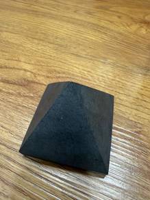 Natural Black Shungite Pyramid 60mm