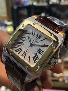 Cartier Santos 100 Rose Gold Size: 39mm Auto
