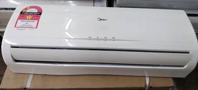 Midea 1.0hp air cond free install (Used)