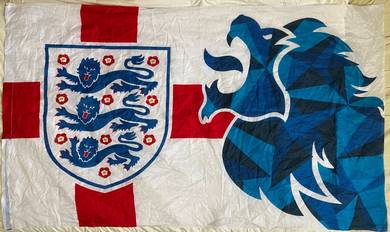 England FA Flag #CV3 Used