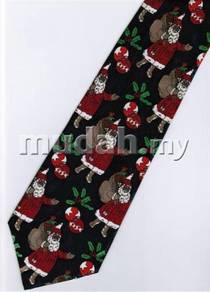 Christmas Santa Claus Cartoon Neck Tie 7