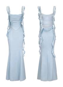 Baby Blue JellyFish long Dress