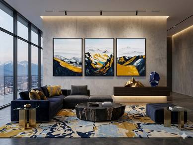 Modern 3 Pcs Canvas Art Set (A)