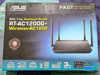 ASUS RT-AC1200G+ Dual-band Wireless-AC1200 Gigabit