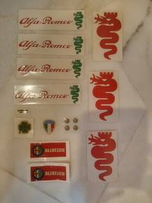 alfa Romeo accessories stickers 
