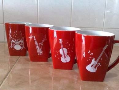 Cawan kitkat kit kat music series mug 4