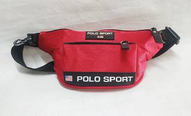Vintage Ralph Lauren Polo Sport Waist Bag Red Rare