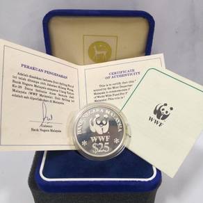 Malaysia WWF Proof Coin single RM25 1992