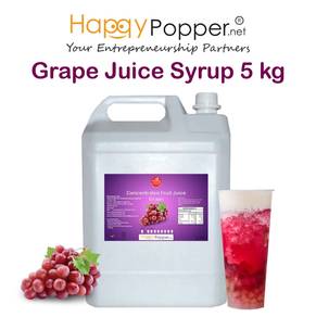 Sirap Concentrated Fruit Juice Syrup Grape 5kg