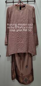 Kurung Moden color rose gold