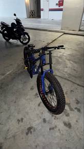 Full-Suspension Fat Bike, 26" x 4.0", 21-Speed