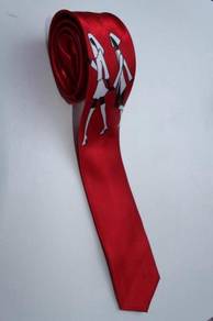 SLIM Shopping Girl #2 Cartoon Neck Tie